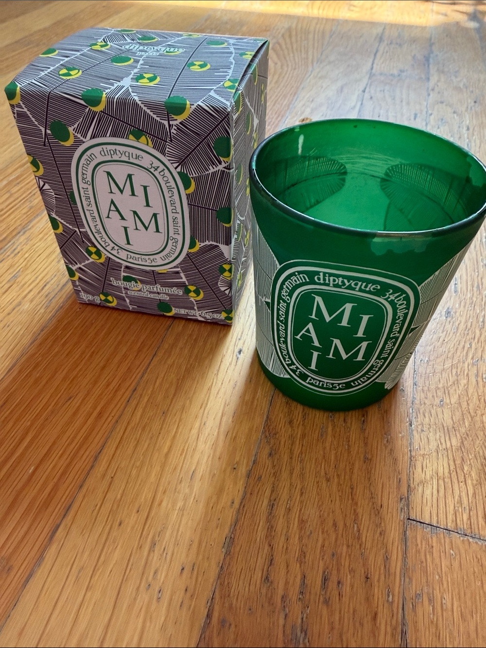 Diptyque Miami Empty Glass Vessel
